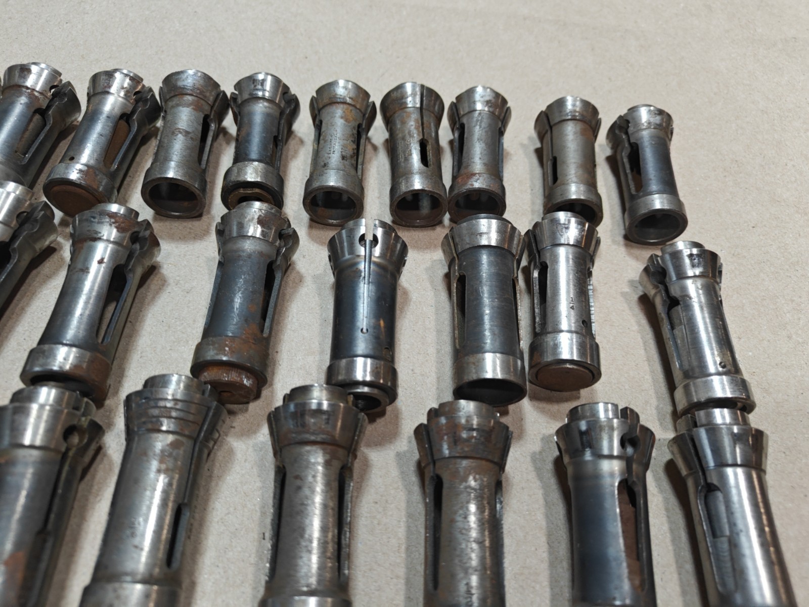 Lot Of 65, CNC Lathe Hardinge Nose Hex Collets Screw Machine Tools 🇺🇲