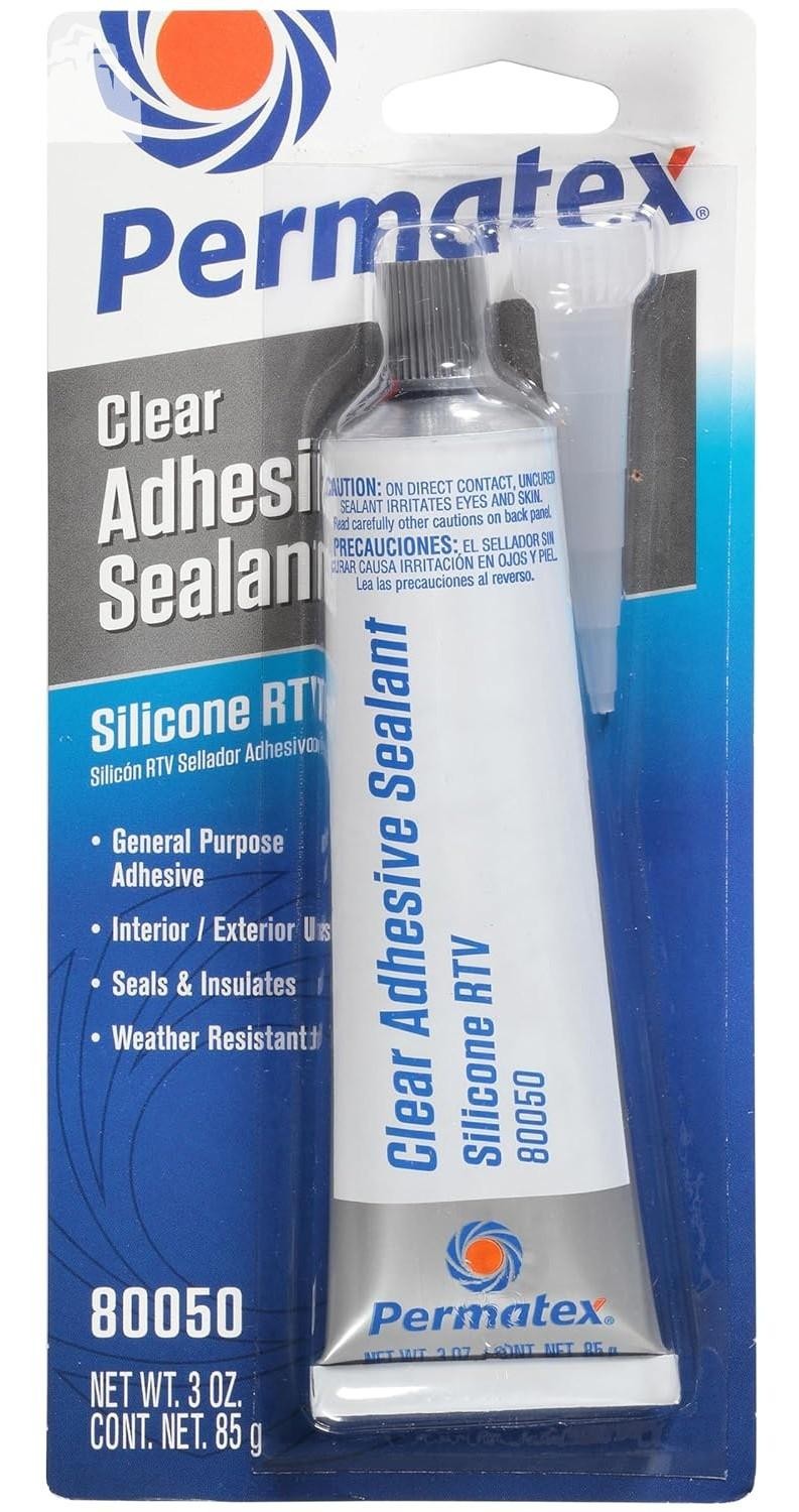 RTV Silicone Sealant 3oz Clear Gasket Maker Waterproof Adhesive