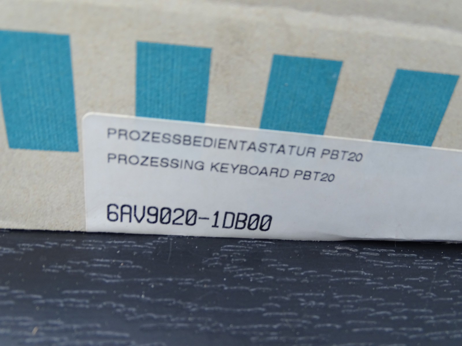 Siemens Process Control Keyboard PBT20 | 6AV9 020-1DB00 | E:02 | 6AV9020-1DB00