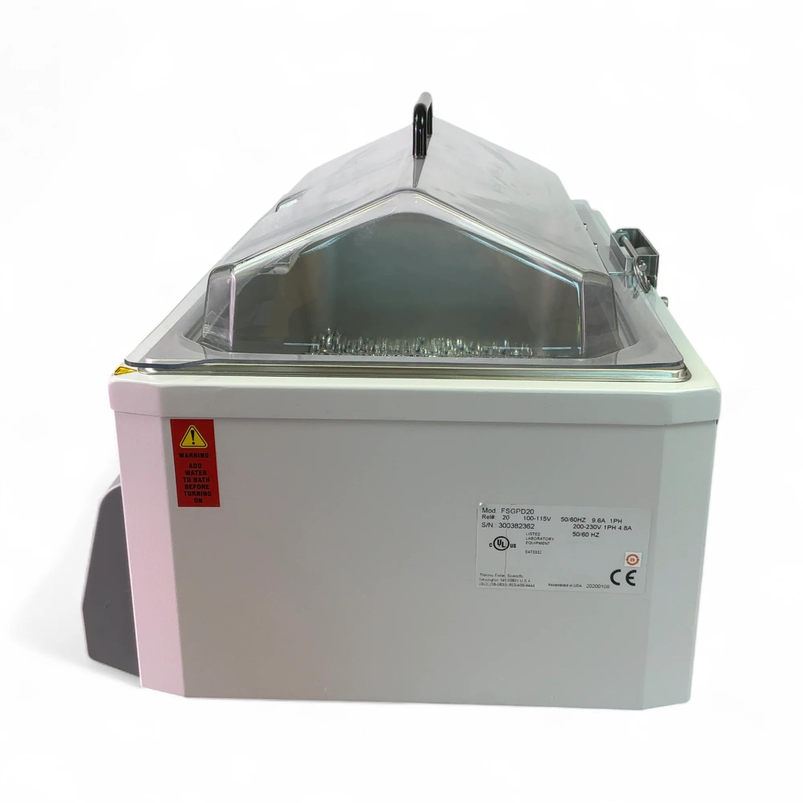 Fisher Scientific Isotemp GPD-20 20L Water Bath w LabArmor Bath Beads FSGPD20