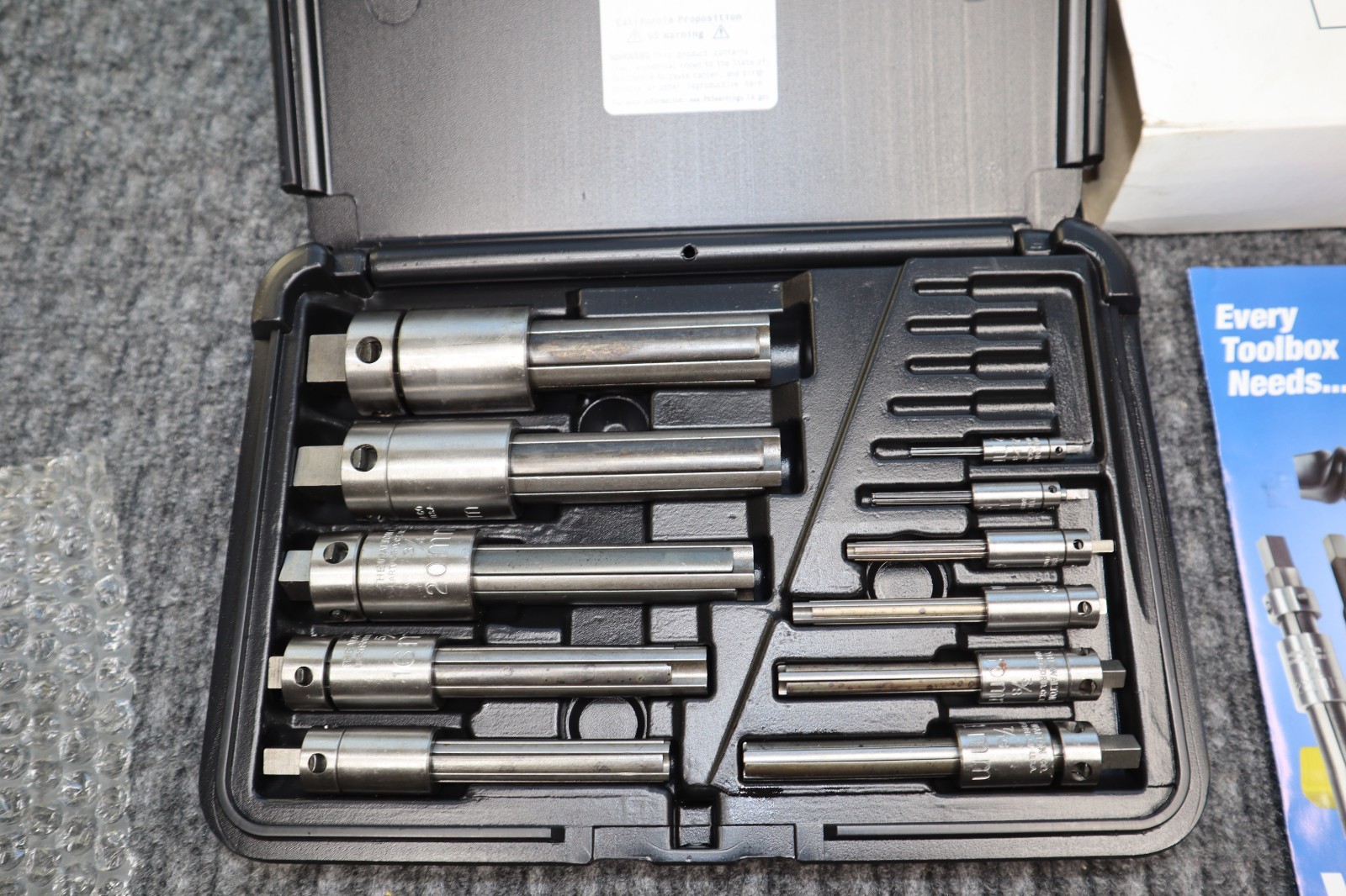 Walton Tools #11 Set of Tap Extractors 18011 11 Piece Set Flute Style New Case