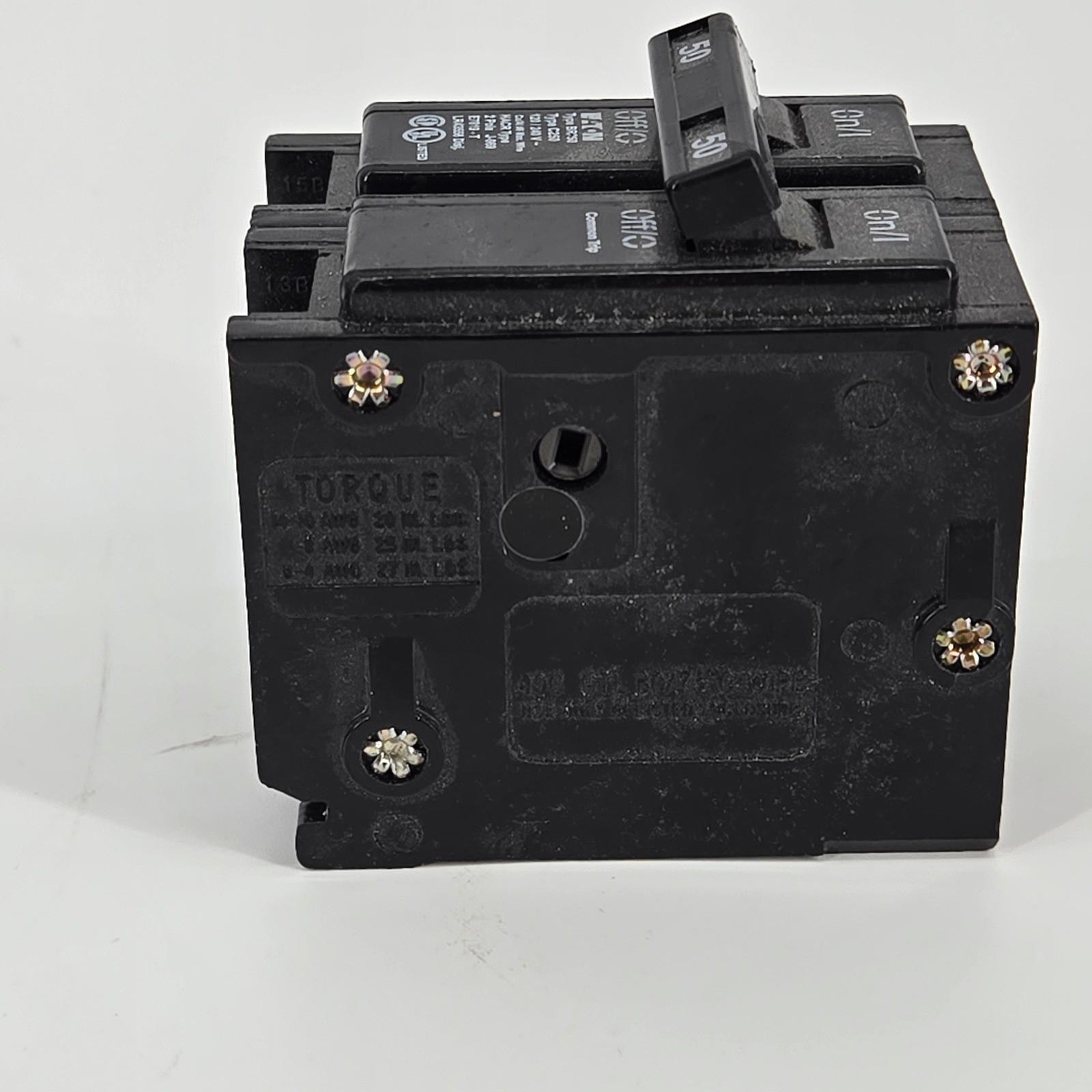 Eaton BR250 50A 2-Pole Circuit Breaker Type BR 120/240V Common Trip 50 Amp NOS