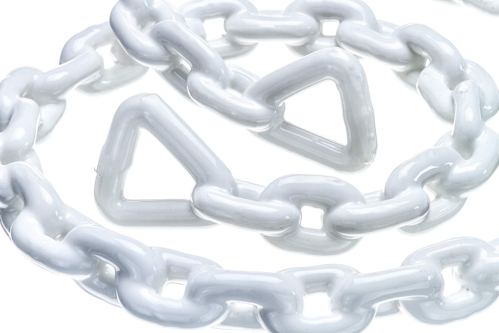 Seachoice White PVC Coated Anchor Chain: 4 Feet of Boat-Stopping Power!