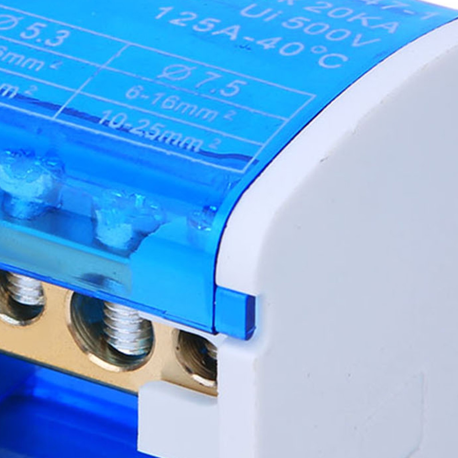 Terminal Block Distribution Box On DIN Rail Compact Universal Connector For