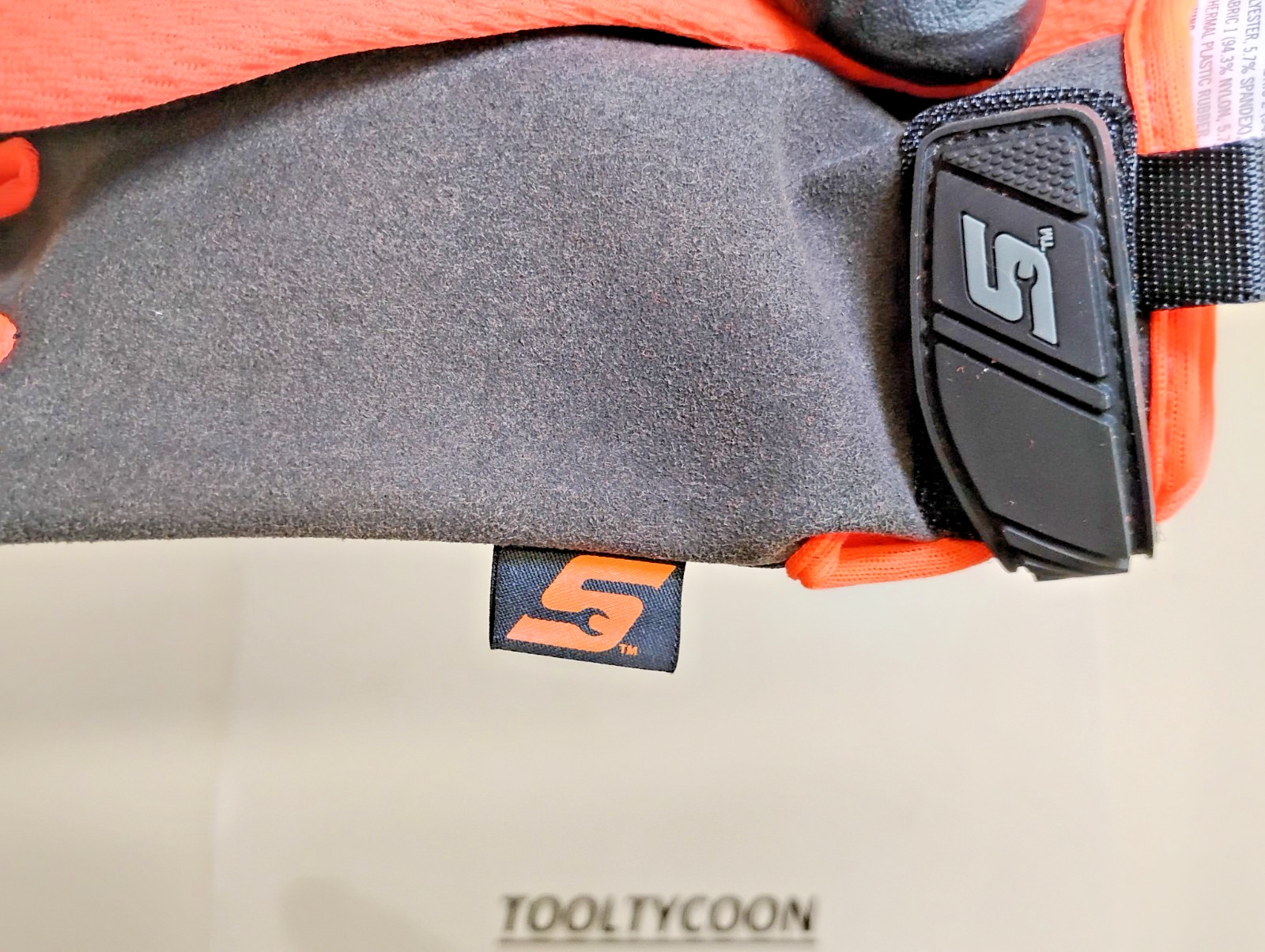 Snap-On Tools GLOVE600XLO NEW Mechanics Glove ORIGINAL EXTRA LARGE ORANGE