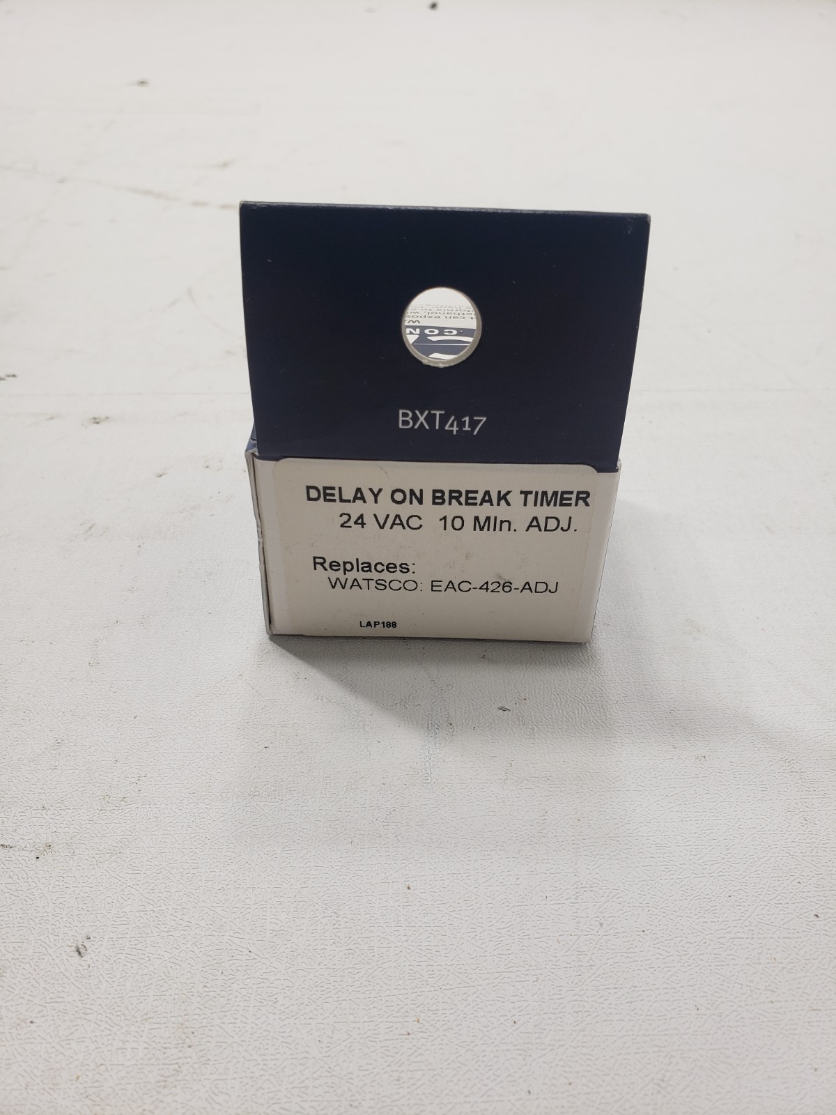ICM206B Delay On Break Timer Relay 24VAC Adjustable 10 Min HVAC Control NOS