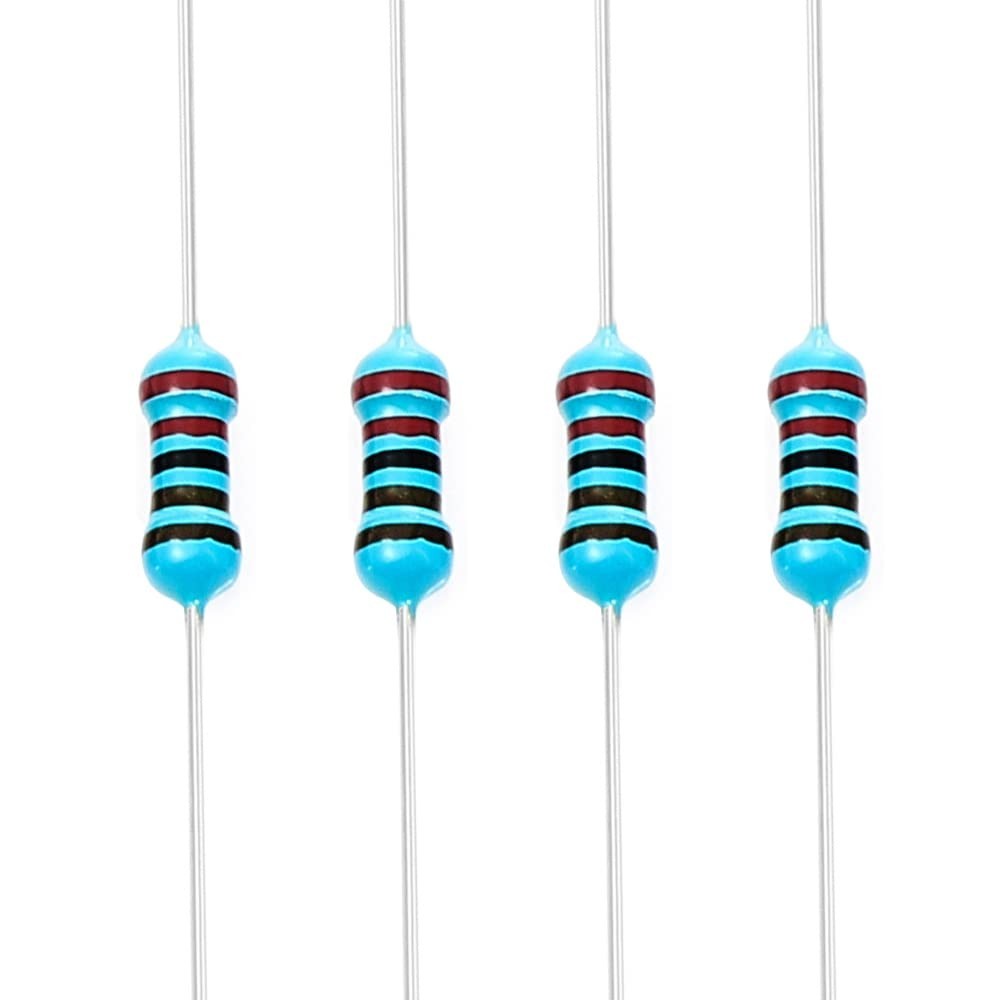 100pcs 2.2K Ω ohm Resistor 1/4W 0.25W 2k2 Metal Film Fixed Resistor 0.01 ±1% …