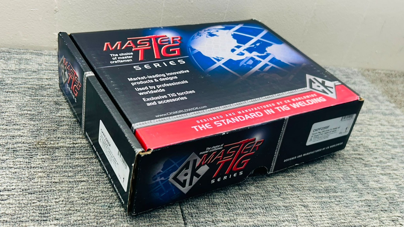 CK Worldwide CKPF225SF MasterTIG 250A Water Cooled Pencil TIG Torch Kit 1907381
