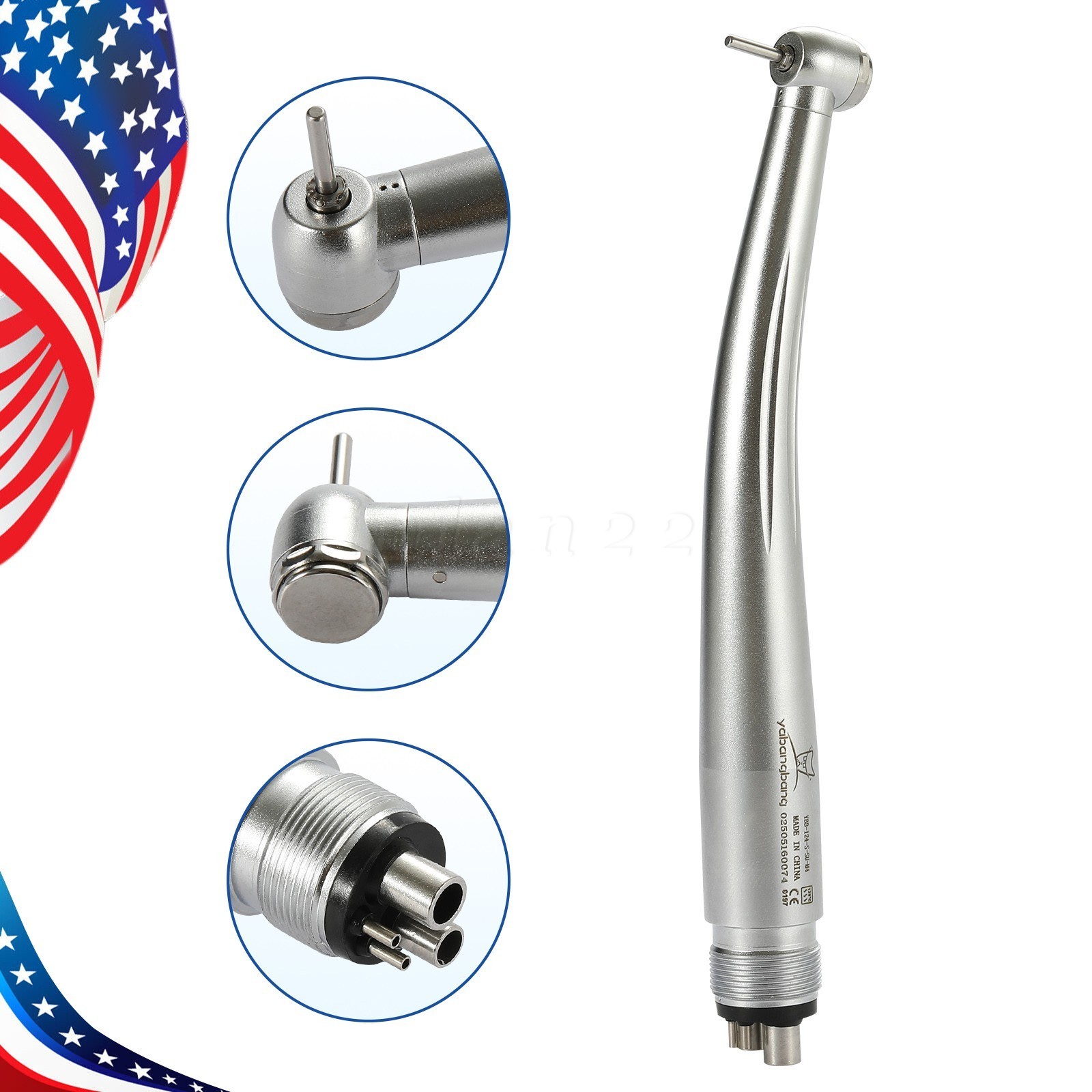 Dental High Speed Handpiece Small Mini Head Turbine 4 Hole Fit NSK