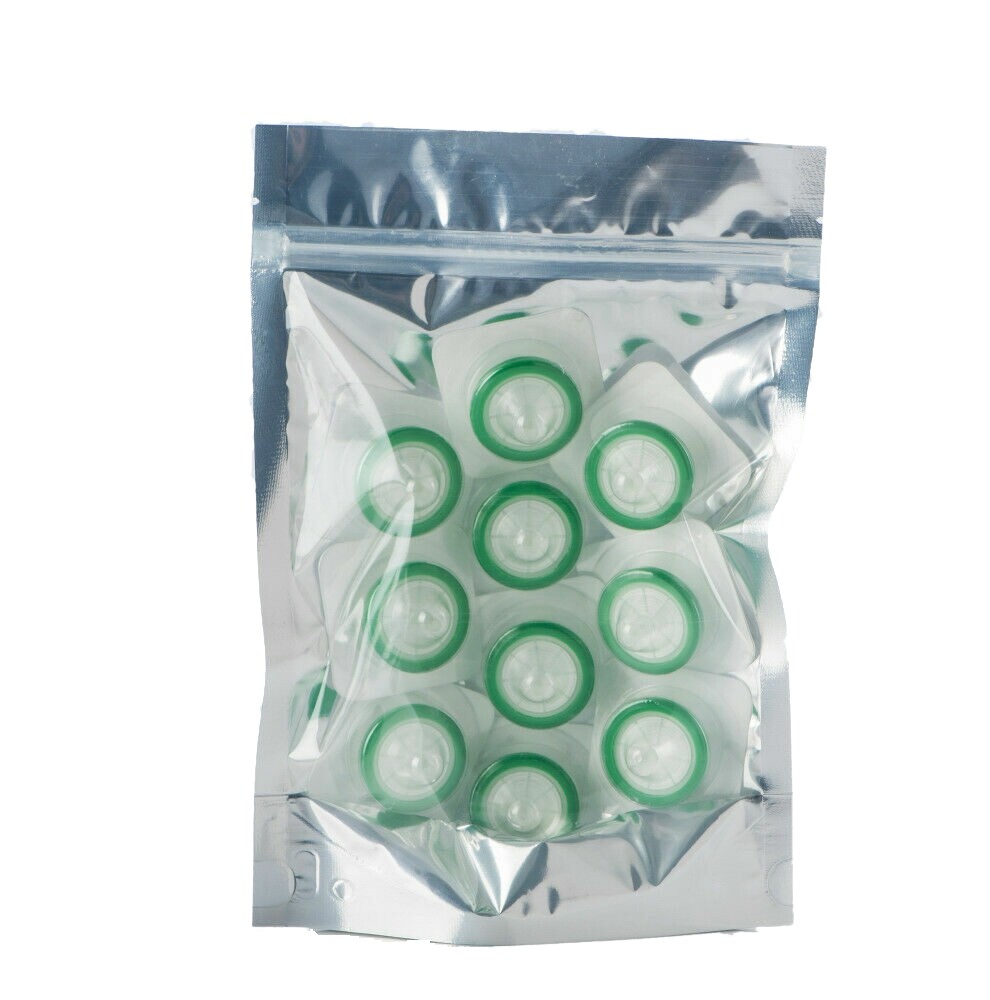 10pcs Sterile 0.22um 33mm Membrane Solutions Syringe Filter Disc Hydrophilic PES