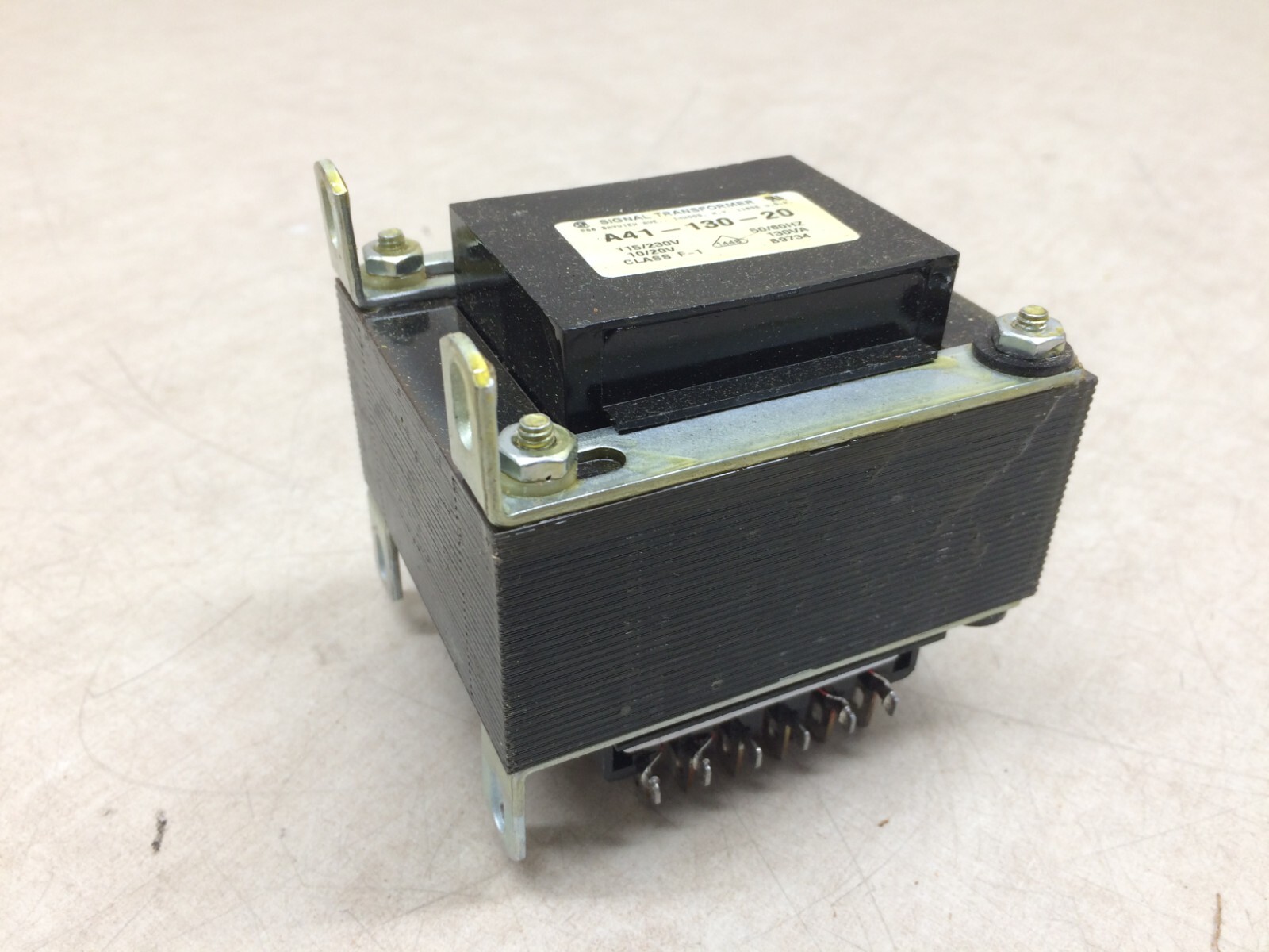 Signal Transformer A41-130-20 115/230V 10/20V 50/60Hz 130A B9734 Bel A41 Series
