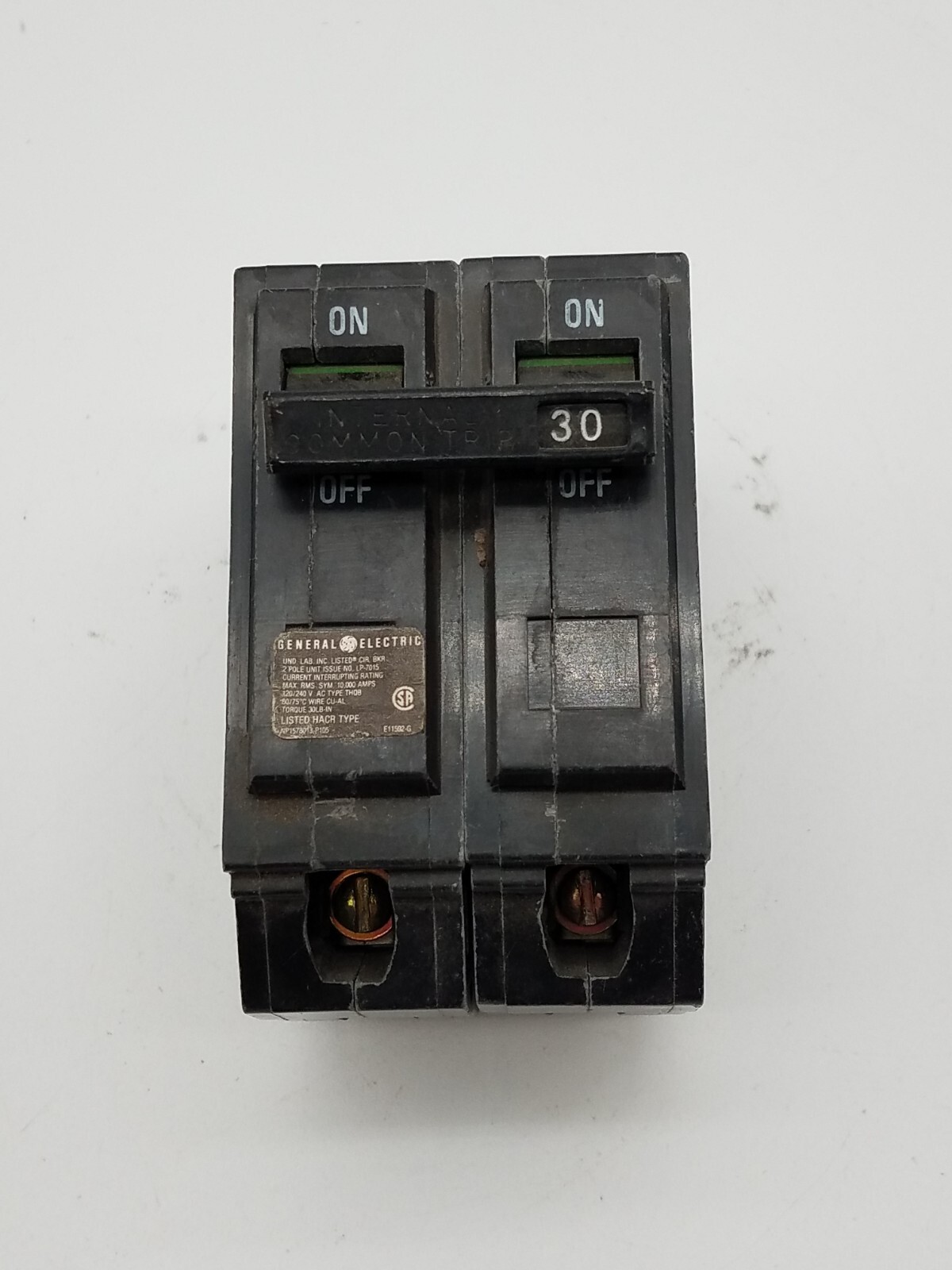 General Electric THQB2130 Circuit Breaker 30A 240V 2P GE THQB Bolt On 30 Amp