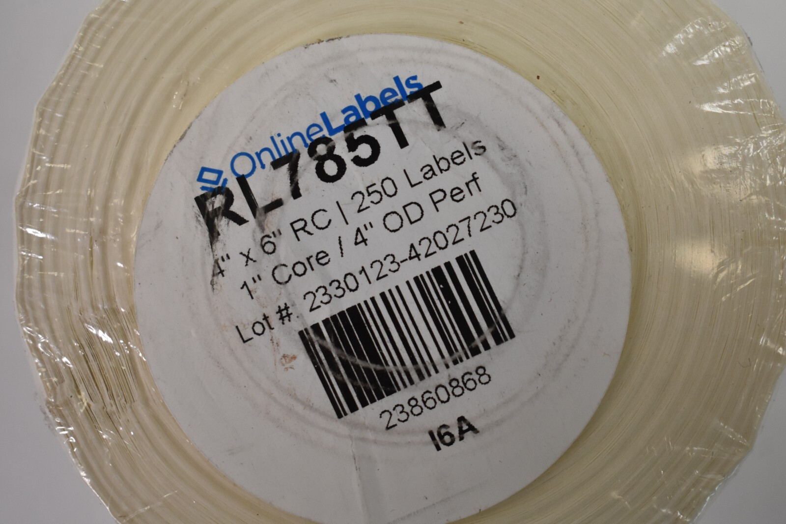 Lot of 3 Online Labels Thermal Paper Rolls 4″ x 6″ 250 Labels/Roll RL785TT White