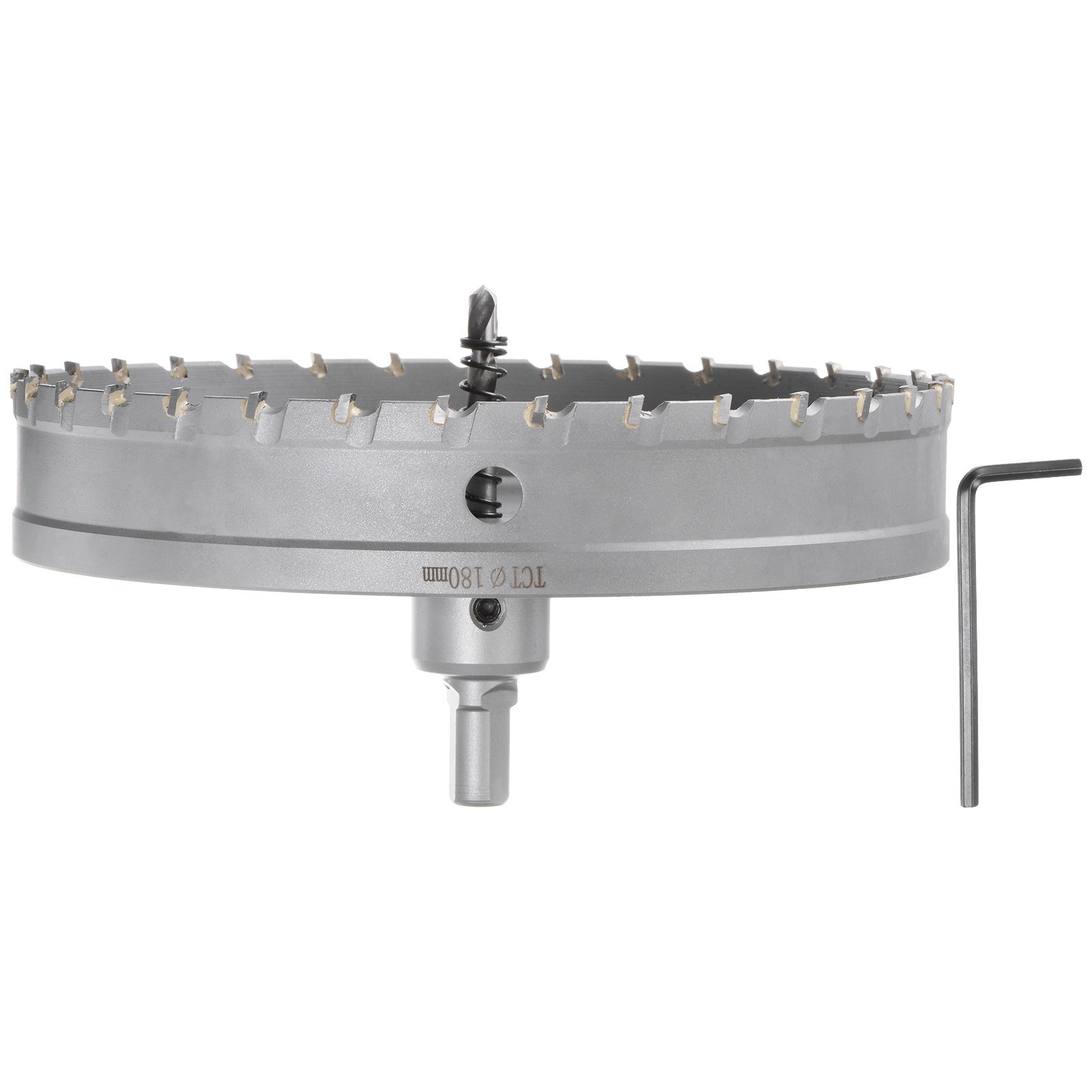 Metal Hole Saw Carbide Cutter 180mm 7.1″ Dia for Stainless Steel Metal
