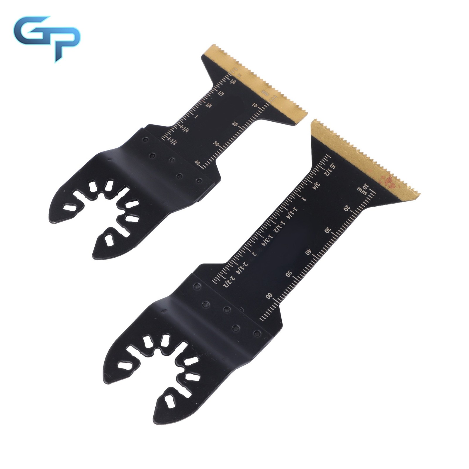 16 Pcs Extended Titanium Oscillating Saw Blades for Metal & Wood Cutting