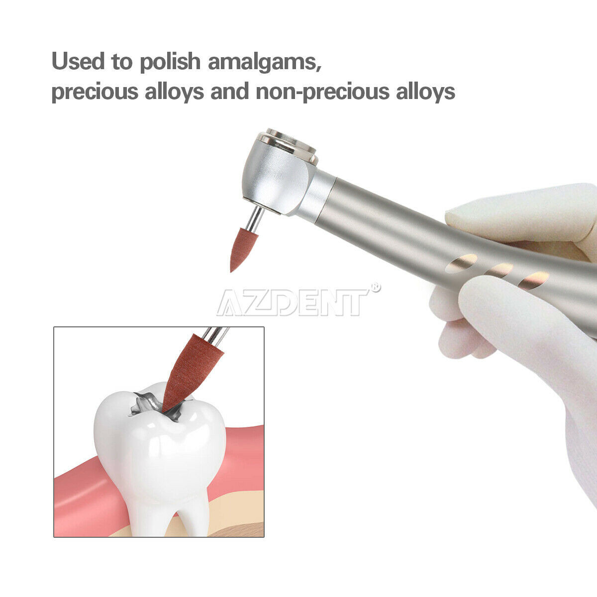 Dental Bur Composite Polishing Kit RA HP For Low Speed Handpiece Contra Angle