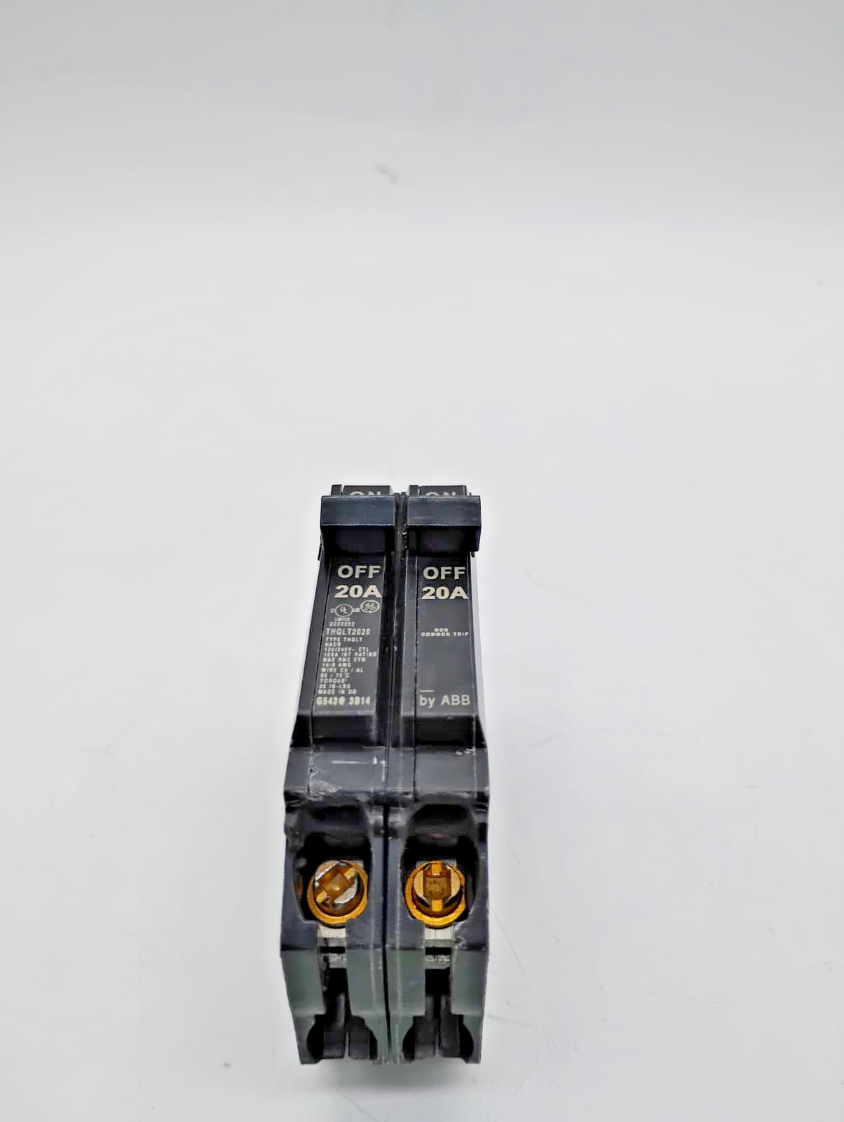 ABB Q-Line THQLT2020 20A Tandem Circuit Breaker Plug-in Mount