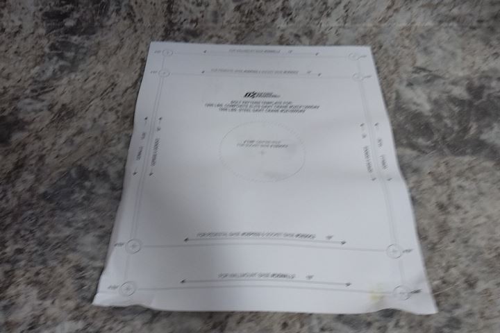 Oz Lifting Products OZPED2 3.05 In Mast Diameter 1000 Lb Cap Steel Mounting Base