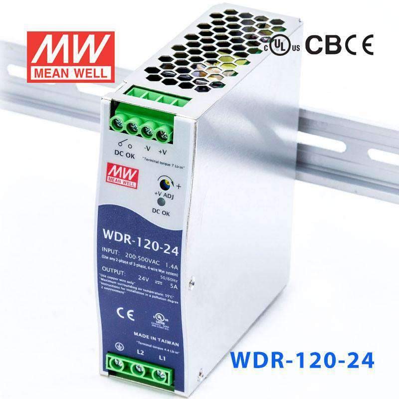 MEAN WELL WDR-120-24 Power Supply