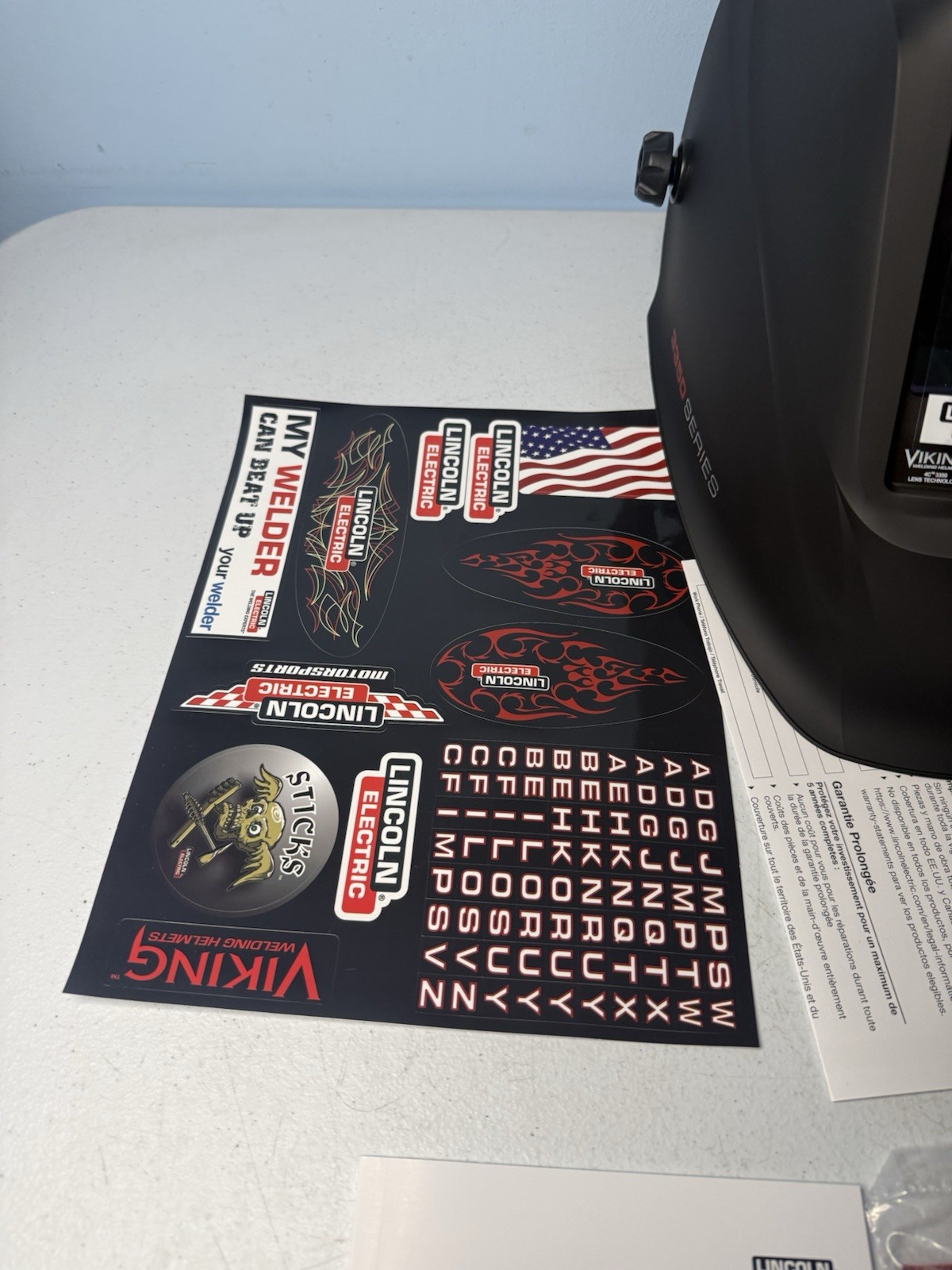 NEW Lincoln Electric K3034-4 VIKING 3350 Auto Darkening Welding Helmet Matte