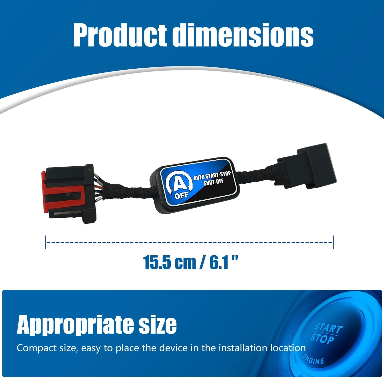 Auto Start Stop Eliminator Compatible with Ford F150 2021-2025 Automatic Star…