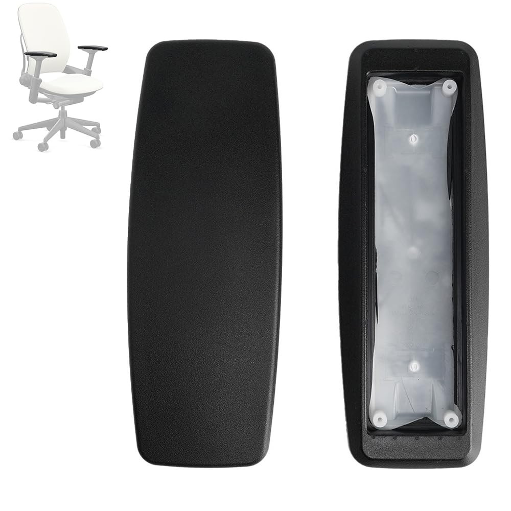 New Replacement Arm Pads Caps for Steelcase Leap V2, Amia Office Chair Black …