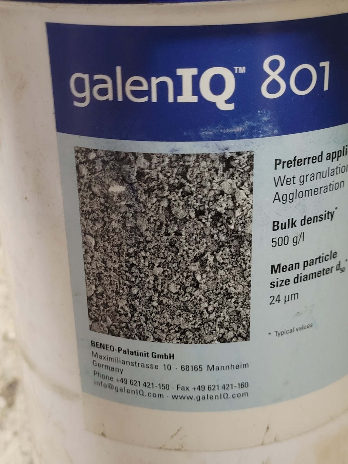 Beneo GalenIQ801 Galen IQ 750g Expires 10/2027