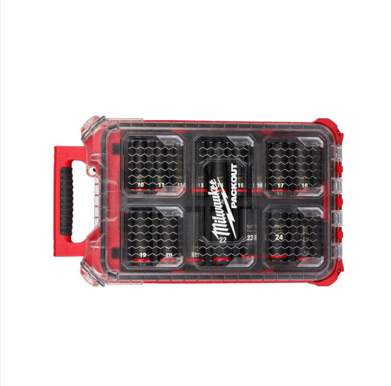 Milwaukee long impact socket set half inch drive 16pc 49-66-6803 FedEx shipping