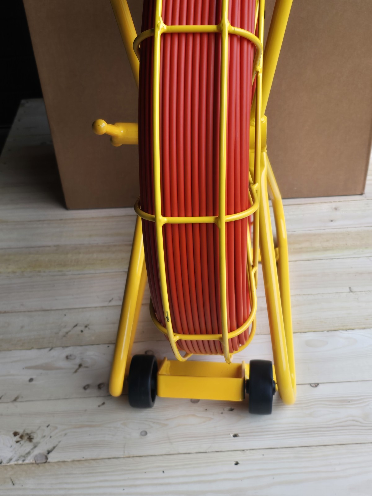 Jameson 6-14-400 Easy Buddy Duct Rodder W/ 400 Ft. Of 1/4″ Unmarked Rod NEW