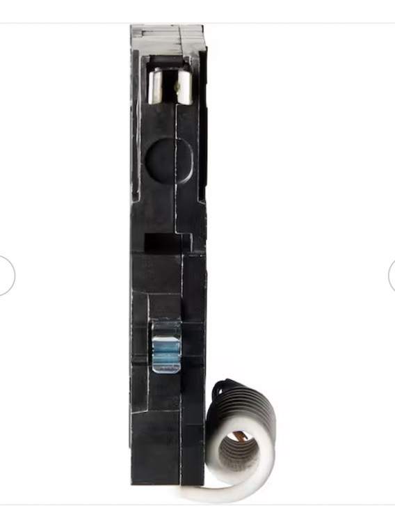 Square D QO120GFICP 20A 1-Pole 120V GFCI Circuit Breaker, Black