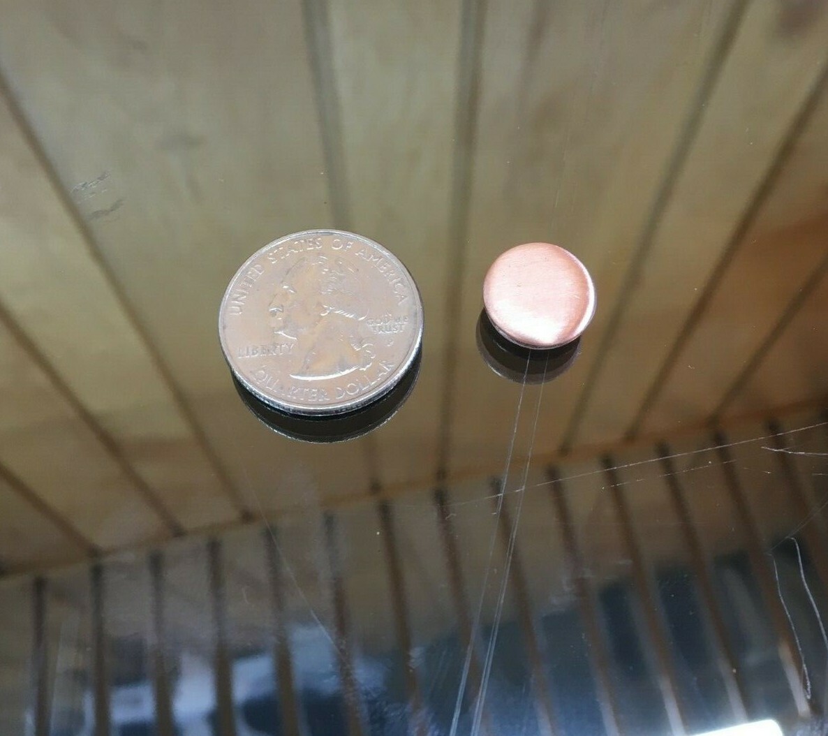 Copper Disk Circle Blanks 1/2″ Diameter 1/8» Thick 10 Pieces Disc Discs Disks