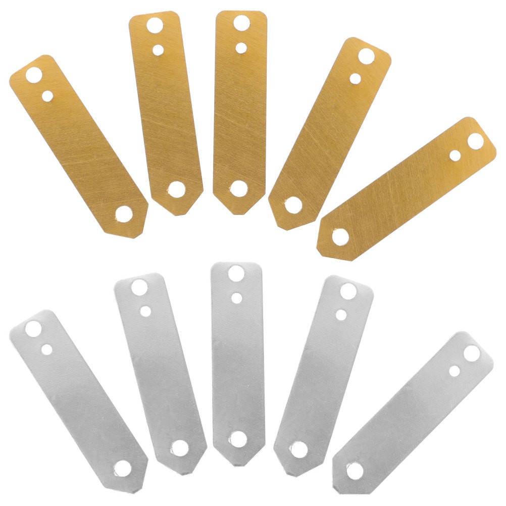 10Pcs Durable Zinc and Copper Anode Sheets for Fruit Battery Science Experiments
