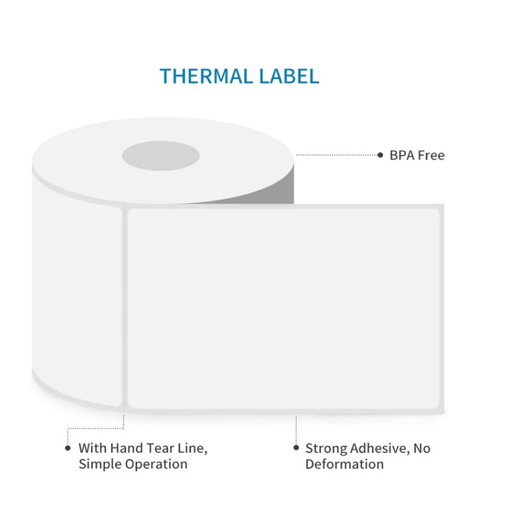450/Roll Direct Thermal Mailing Shipping Labels 4×6″ for Zebra ZP450 Eltron 2844