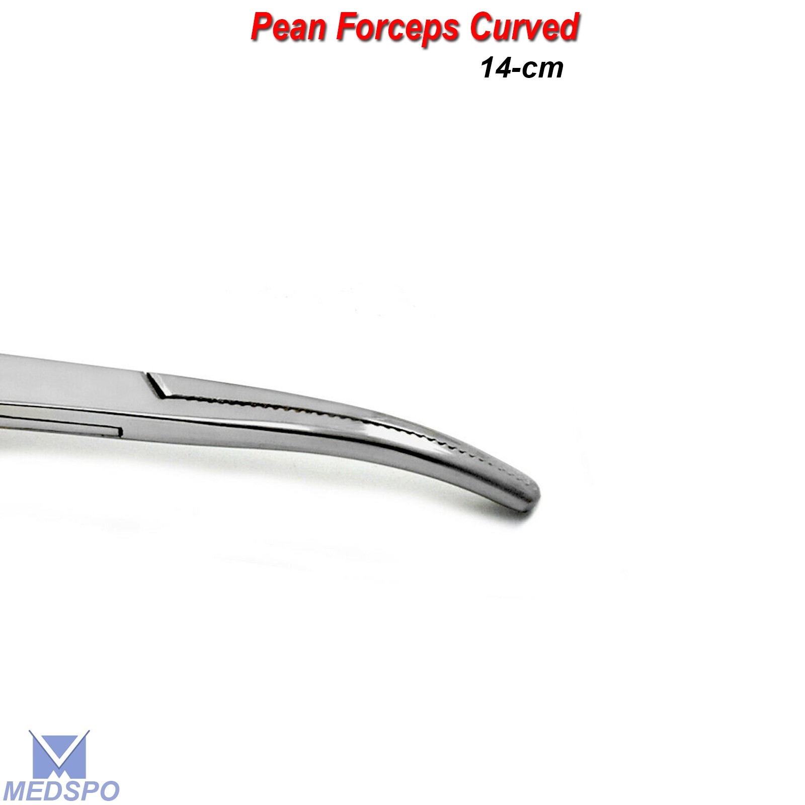 Surgical Hemostatic Pean Forceps Curved 14,cm Artery Locking Veterinary Tools