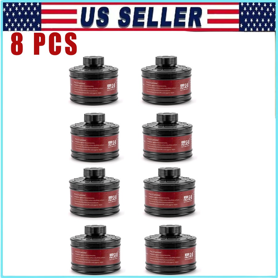 40mm Gas Mask Filters – Full Face Respirator Mask Cartridge for Paint