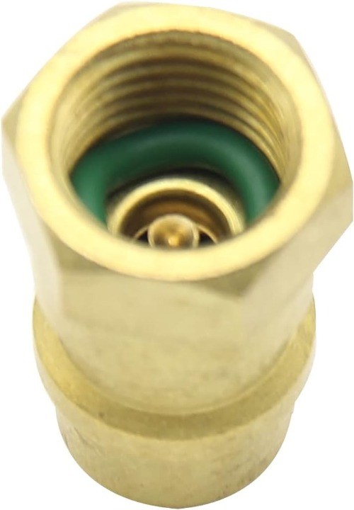 Quick Coupler Adapter Valve with 1/4in SAE 8v1 Thrad and Core Valve, Fast Conve