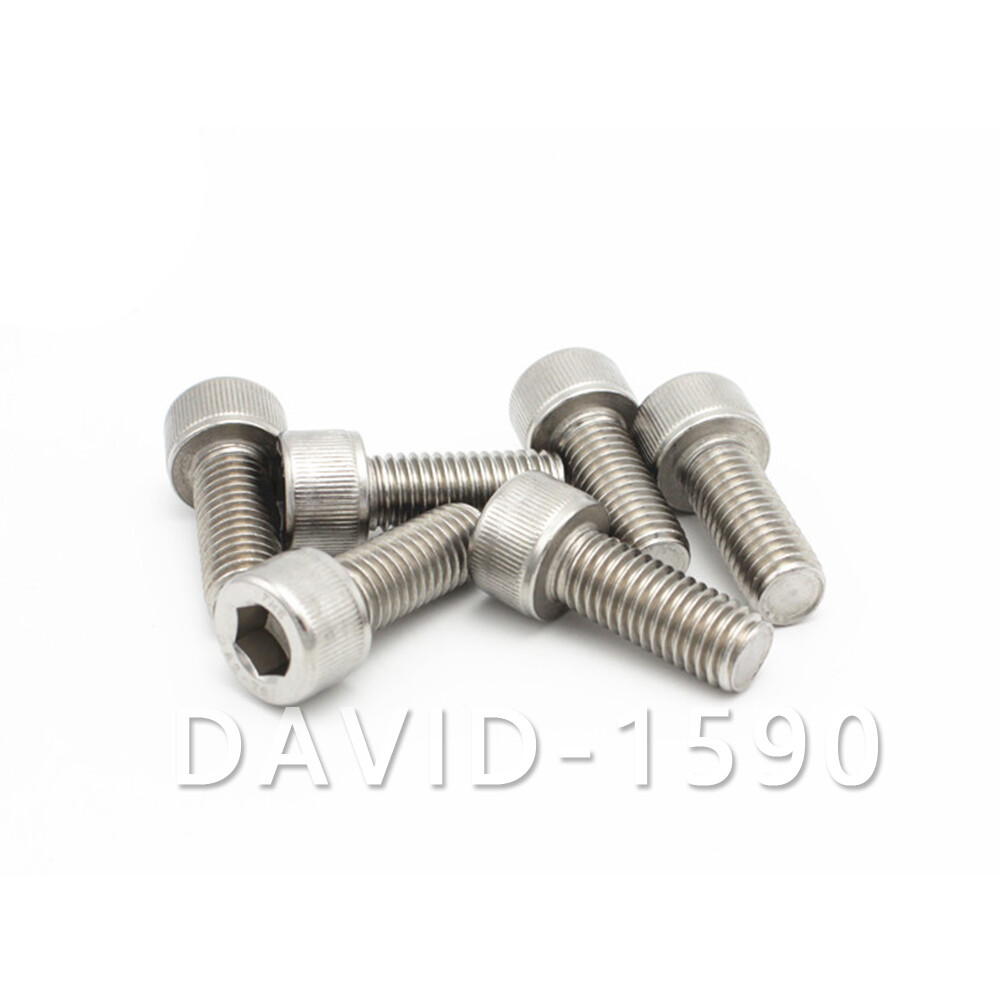 M7 Allen Screw Hex Socket Bolt Cap Head Screws White 12.9 Steel Length 10 – 40mm