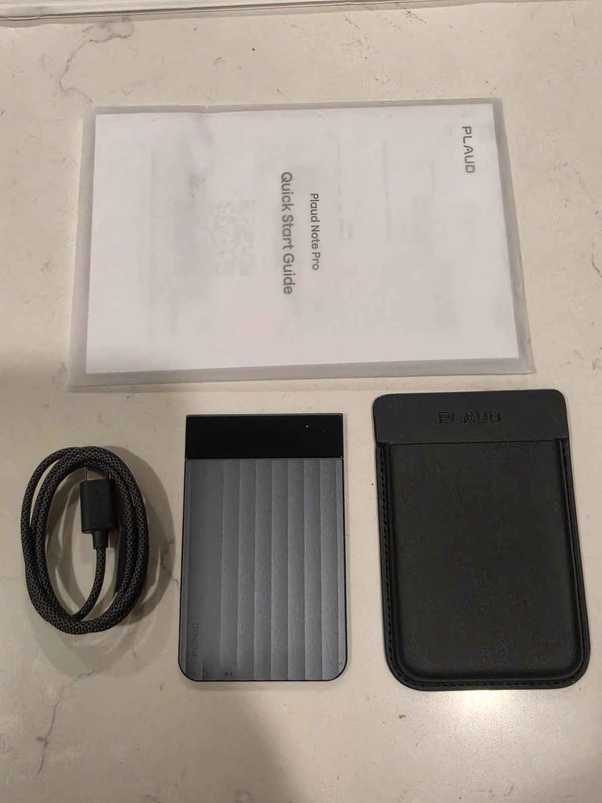 For Parts Or Repair Plaud Note Pro AI Voice Recorder Note Taker PN0300 64GB Grey