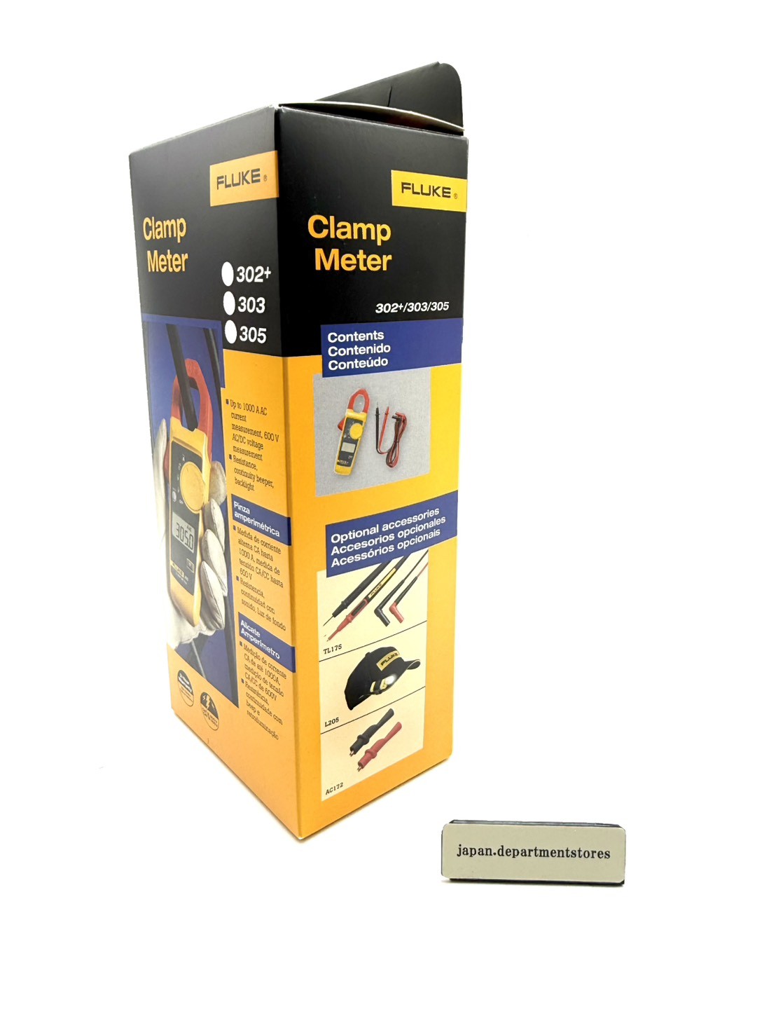 Fluke 302 + Clamp Meter Tester Average Type Digital Ammeter NEW