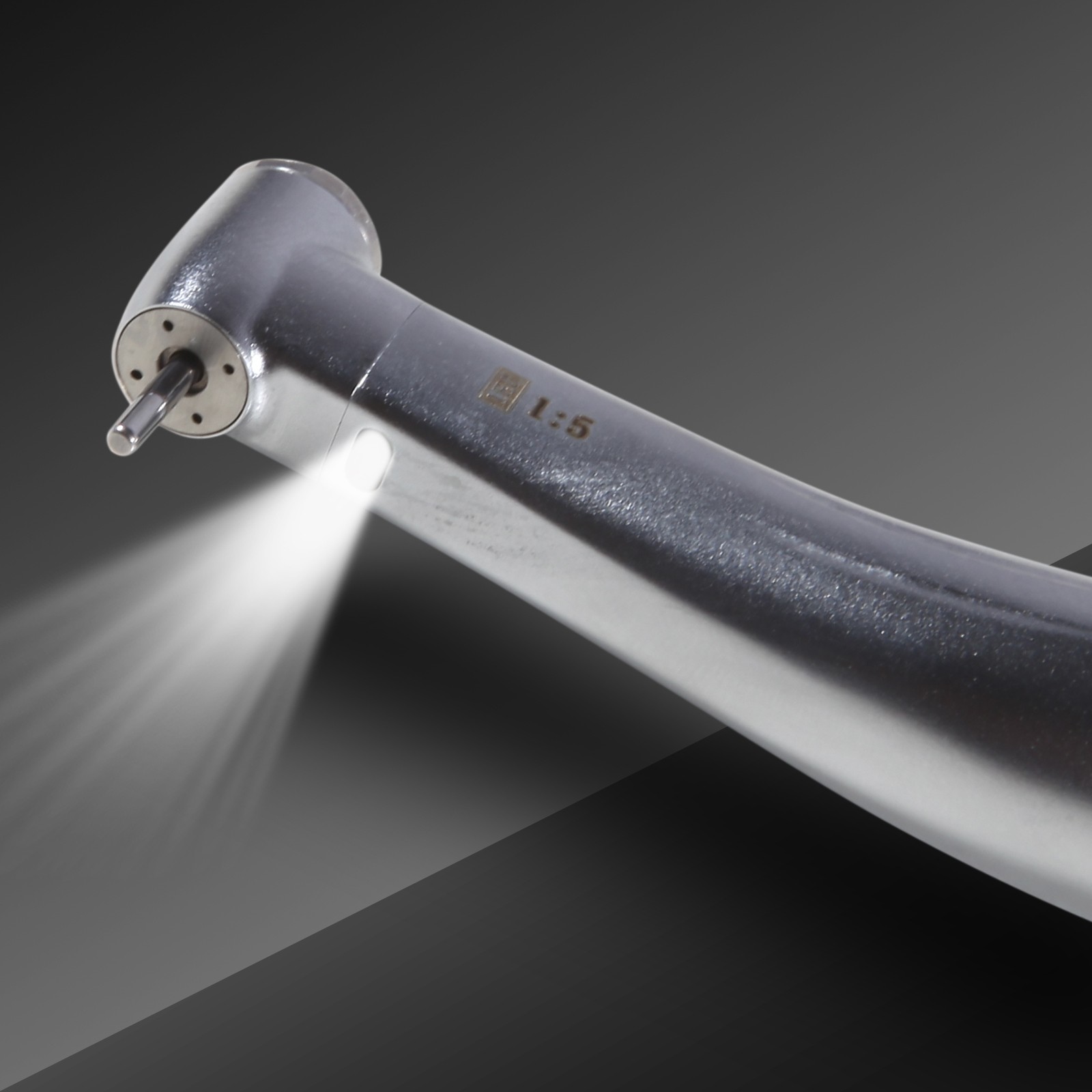 Dental Hygiene Prophy Handpiece Air Motor 4 Holes 4:1 Reduction 360 ° Swivel