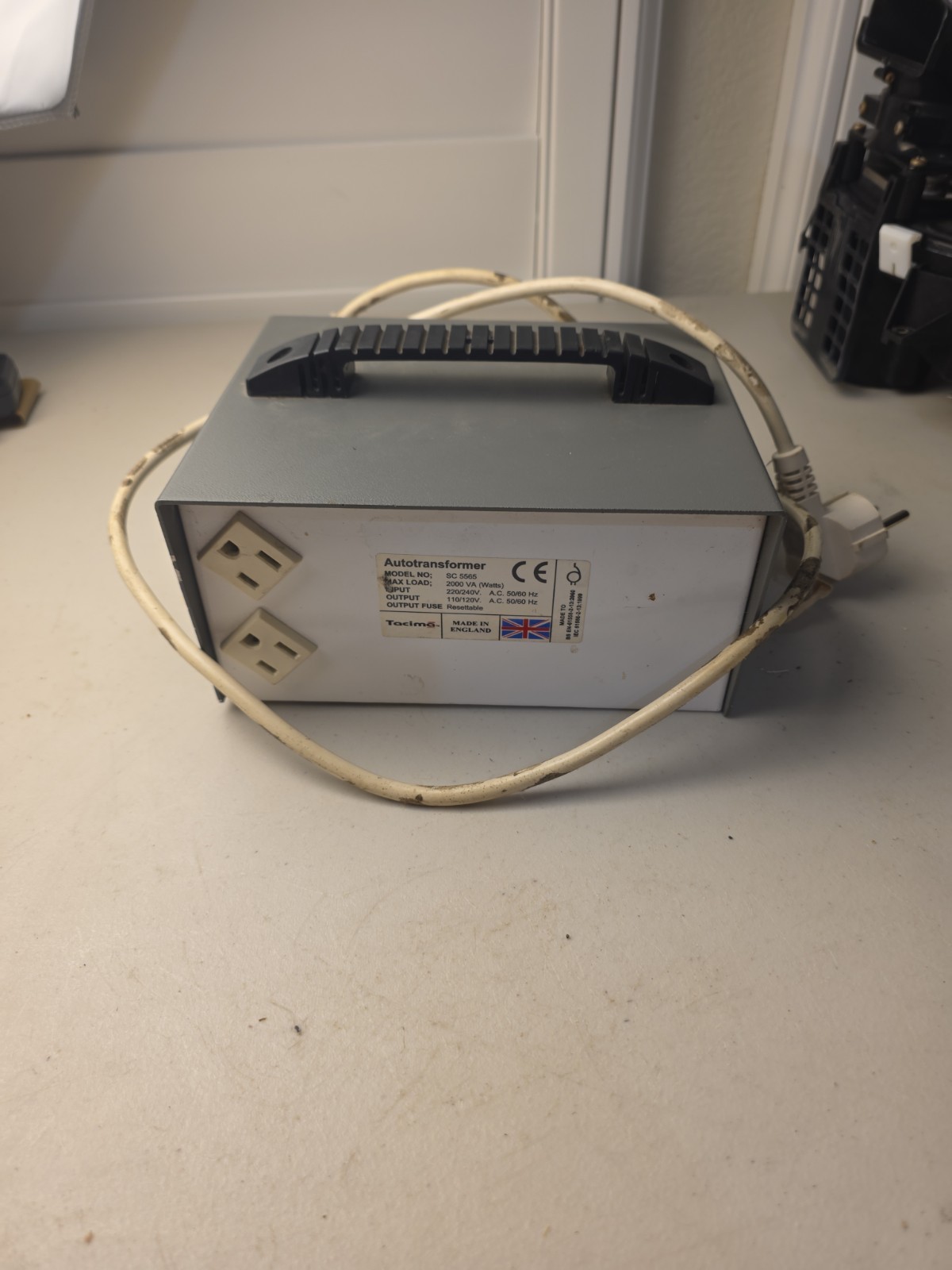 Tacima SC 5563 Step Down Autotransformer 220v 240v 110v 120v 50hz 60hz Works