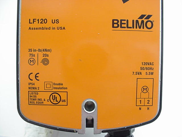 Belimo LF120 US 1/2″ CV=16 Actuator B216B+LF120 US Ships on the Same Day