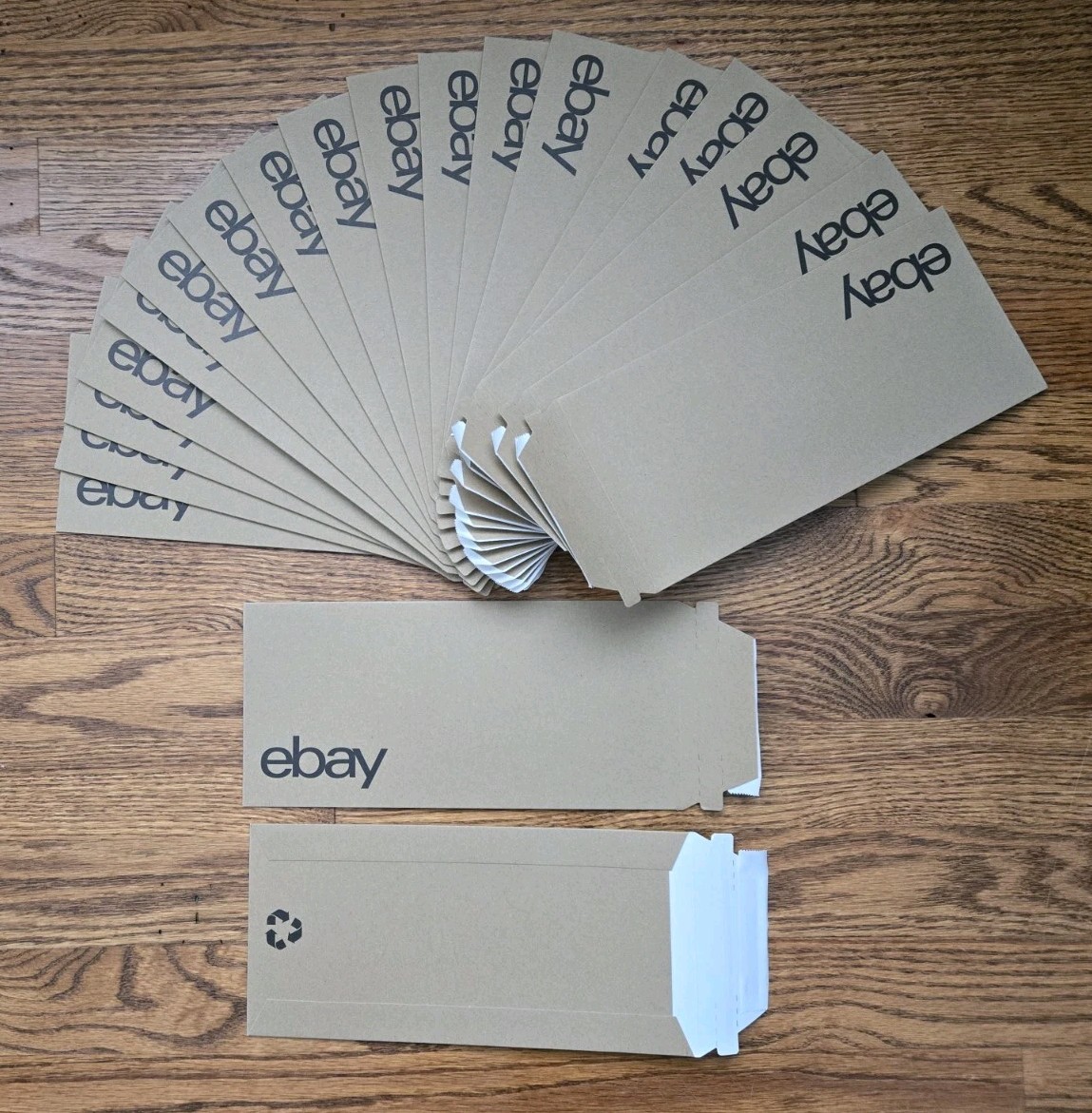 Mail Jacket Rigid Mailer Lot of 20 4.5 x 9.5 ebay Branded No Padding Self Seal