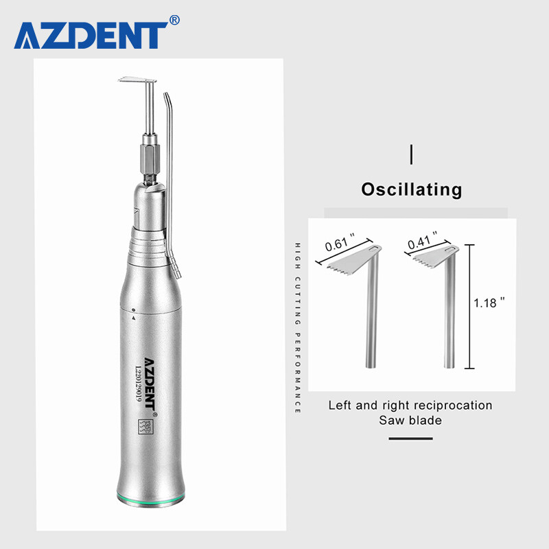 AZ Dental Brushless LED Electric Micro Motor 1:1/1:2 20° Saw Surgical Handpiece