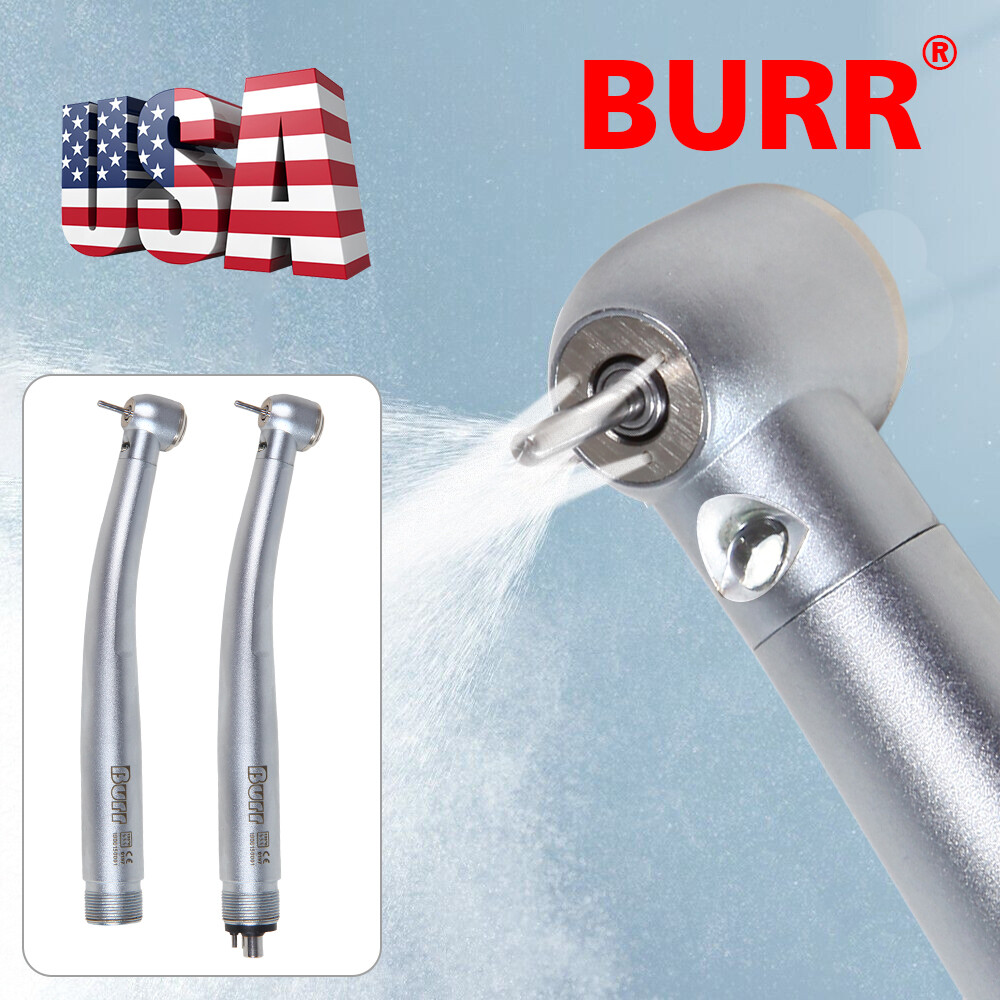 Dental 4 Hole LED E-generator Fiber Optic High Speed Handpieces NSK Style CE