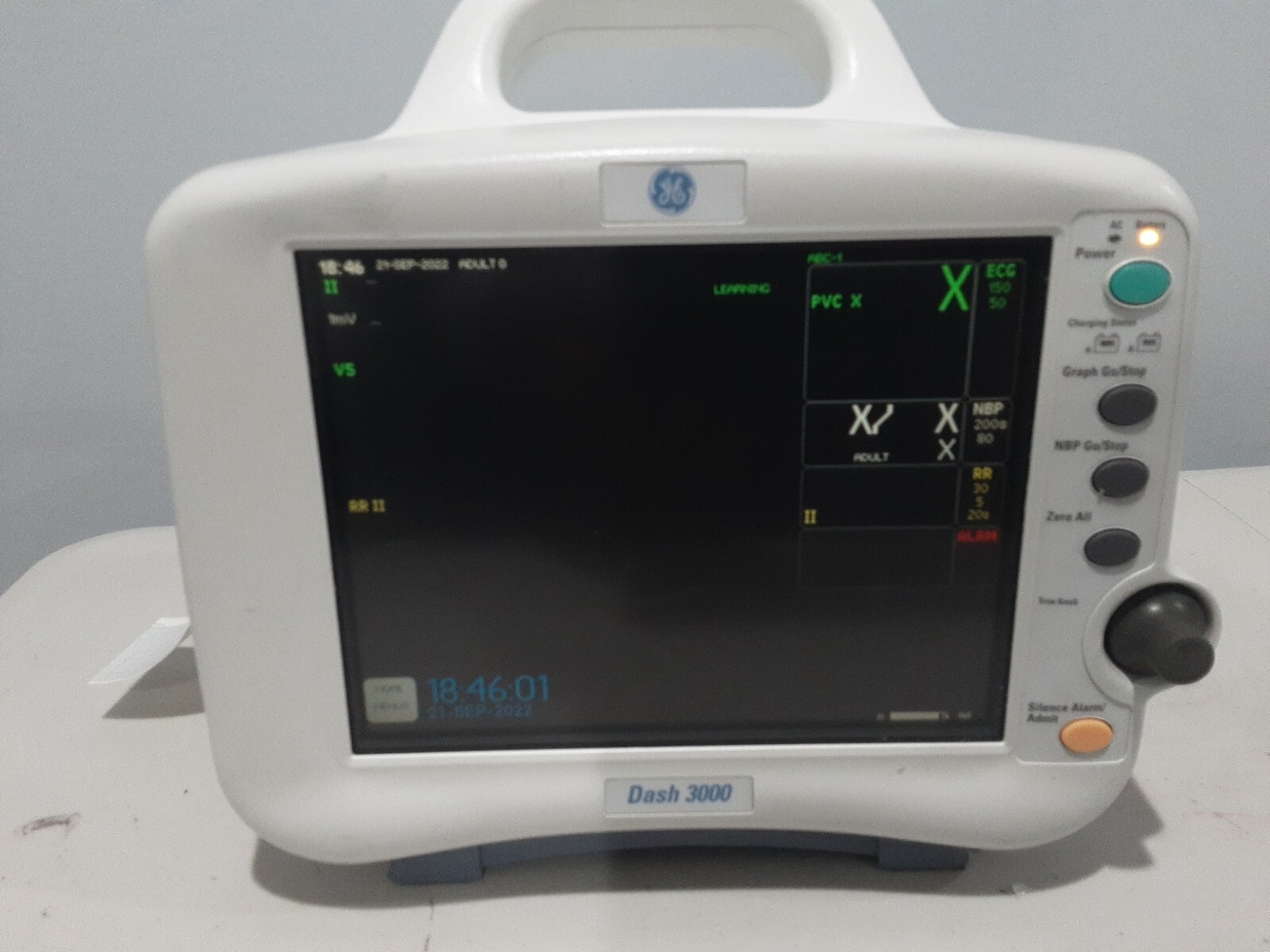 GE Dash 3000 Nellcor sp02 and soft 7.2 with 4 IBP and Co2 90 DAYS RETURN WARRA