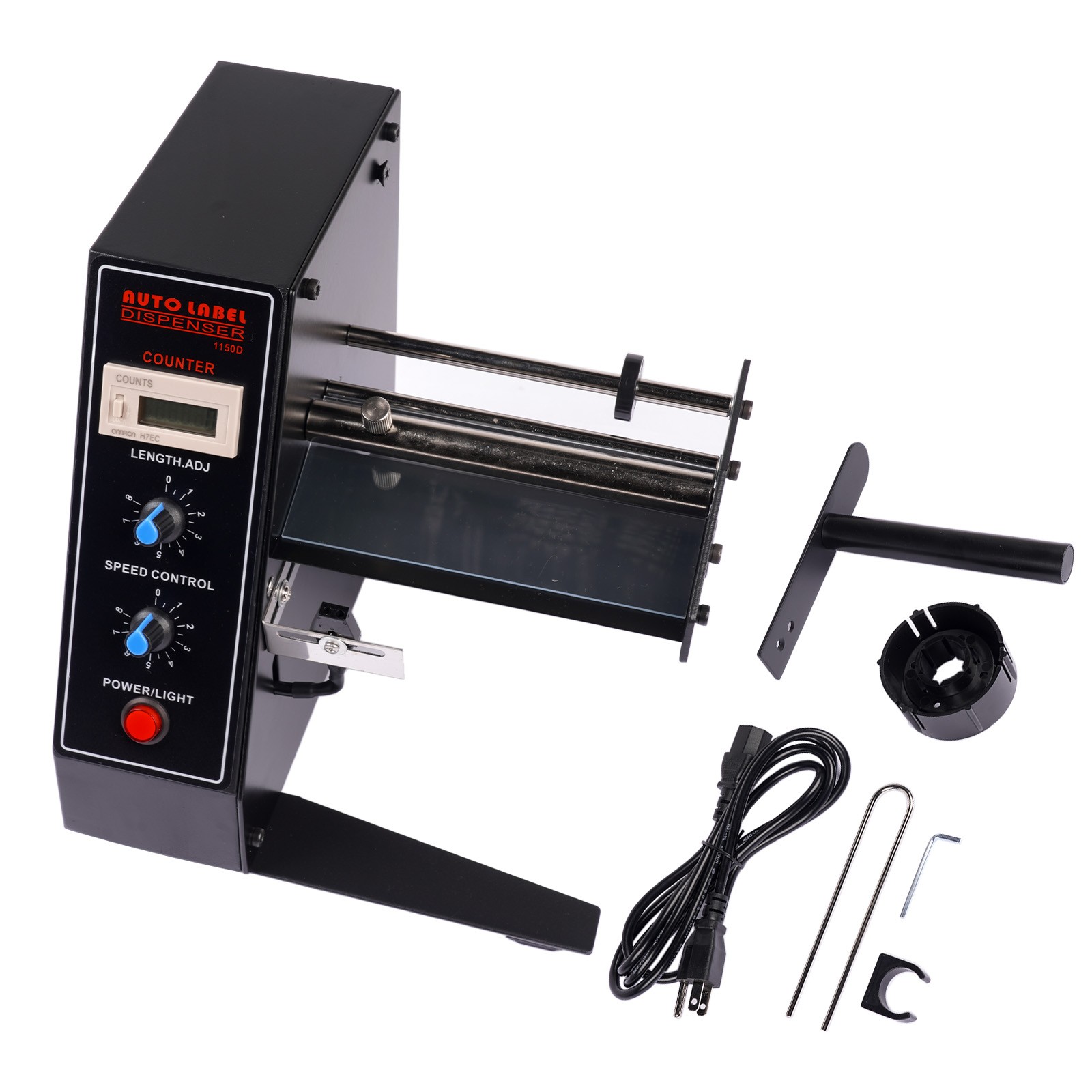 1150D Automatic Label Dispenser Sticker Roll Dispenser, Auto Counting 0-999999