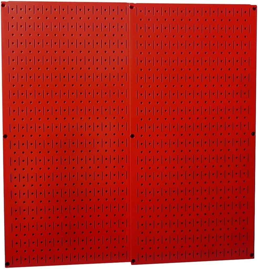 30-P-3232R Red Metal Pegboard Pack