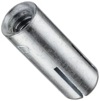 3/4″ Drop-In Anchor, Zinc-Plated Finish (5 Pack)