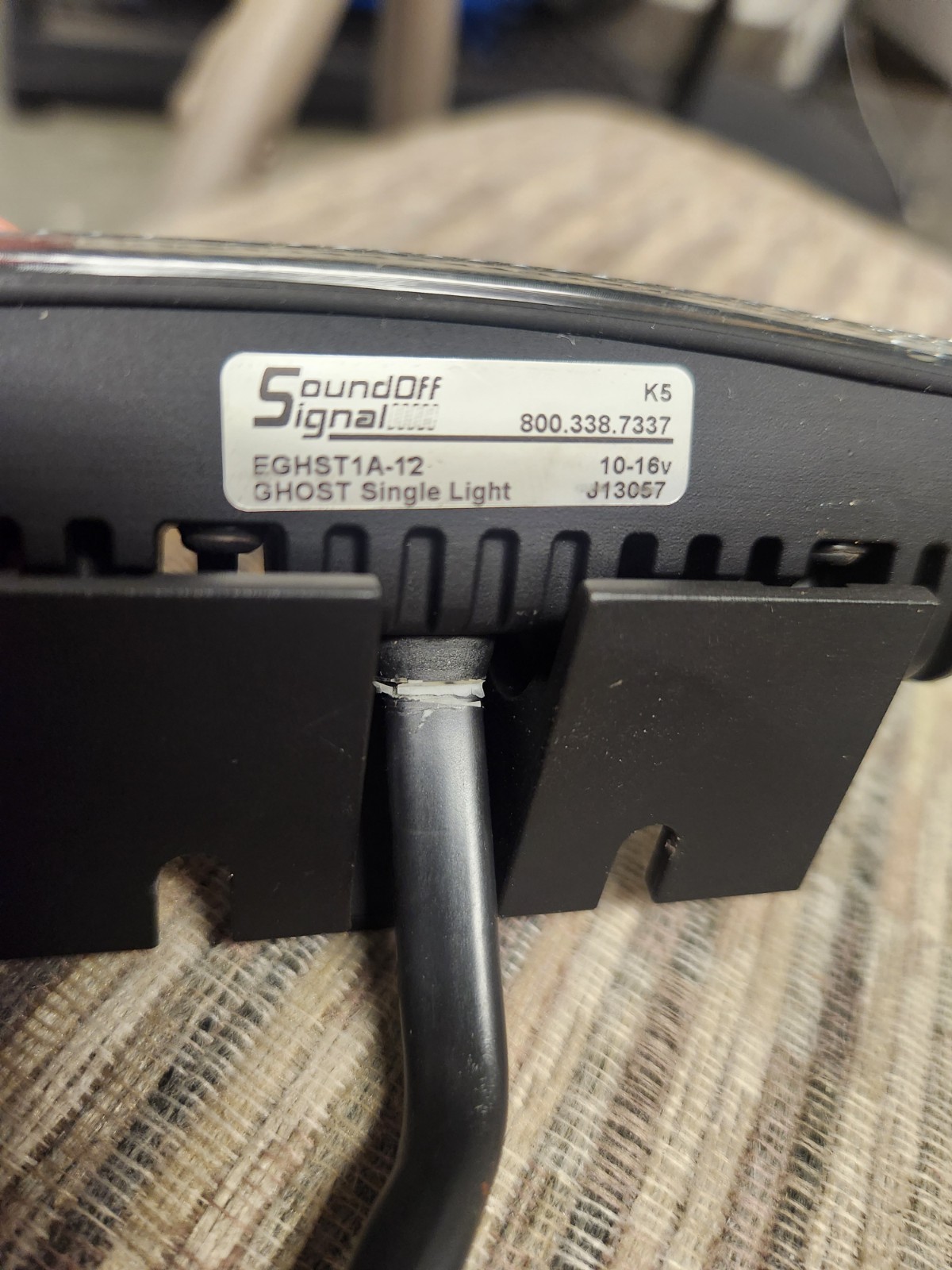Sound Off Signal Led EGHST1W-12 GHOST MM WHITE